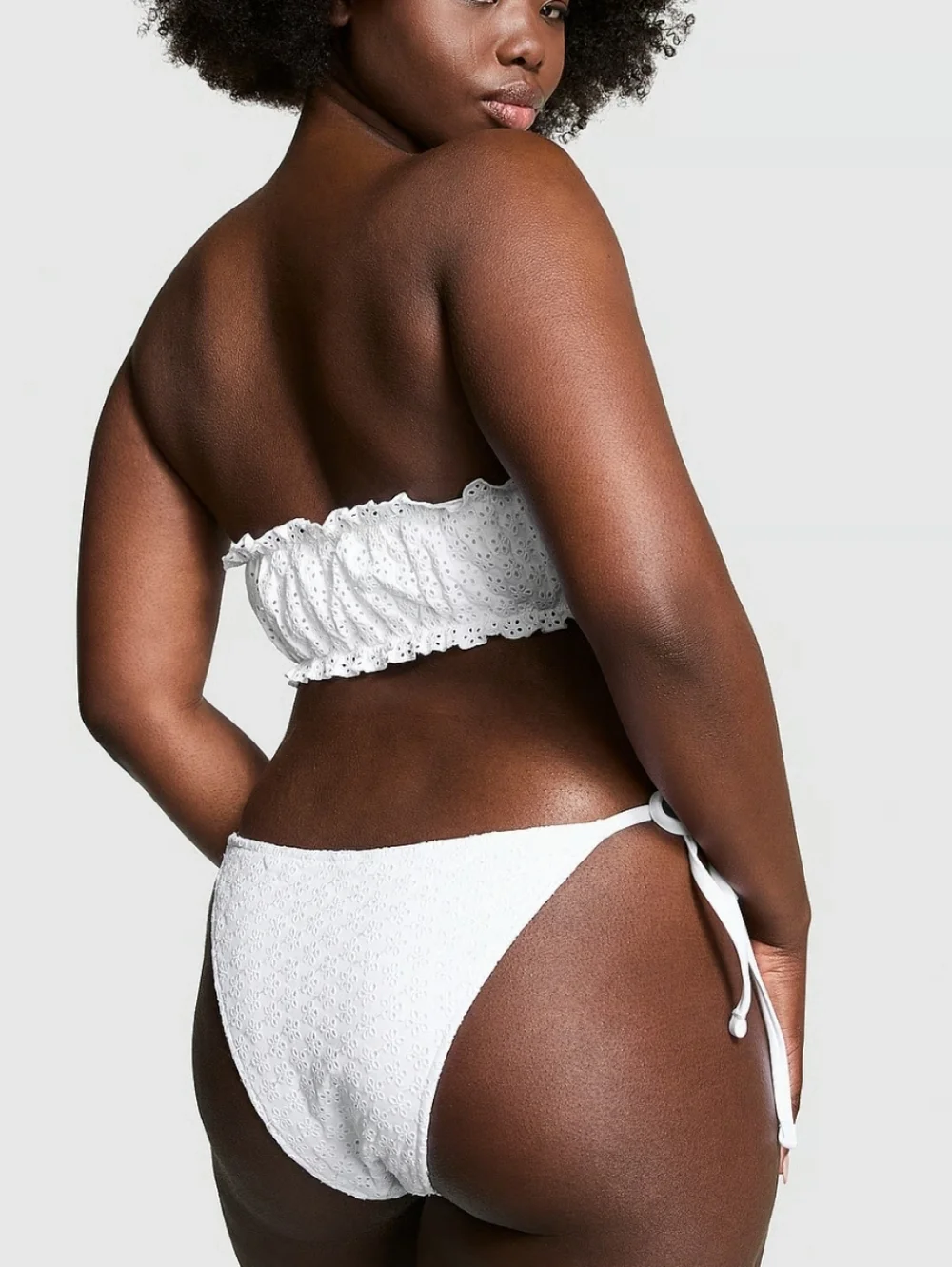 New!Frankies Bikini x Pink Bridgette‎ Eyelet Bikini Bottom